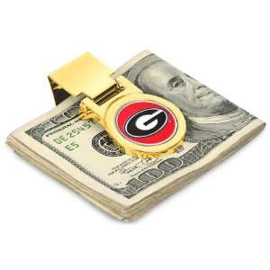 Georgia Bulldogs UGA NCAA Gold Money Clip Sports 