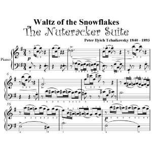   Nutcracker Big Note Piano Sheet Music Peter Ilyich Tchaikovsky Books