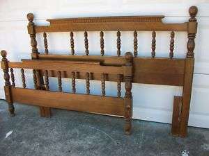 Birch Queen size Bed American Georgian French Country Empire Federale 