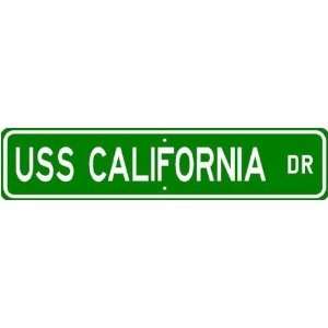  USS CALIFORNIA BB 44 Street Sign   Navy Ship Gift Sailo 