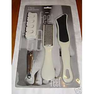  5 Piece Pedicure Kit For Foot Feet Nails: Beauty