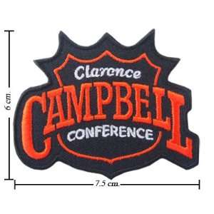 NHL Patches Campbell Conference Logo Embroidered Iron on Patches Free 
