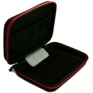   Protective Red with Grey Trim Harlan Cube Carrying Case for HTC Flyer