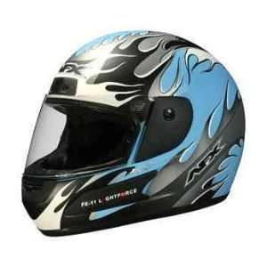 AFX FX 11 Lightforce Helmet , Color Ice Blue, Size Sm, Style Multi 