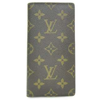 LOUIS VUITTON Monogram Porte Valeurs Checkbook Wallet  