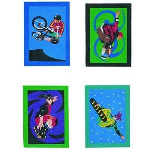  Sand Art Boards 5x7   Extreme Sports (Pack of 12) Toys 