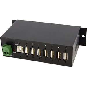  NEW StarTech Mountable Rugged Industrial 7 Port USB 
