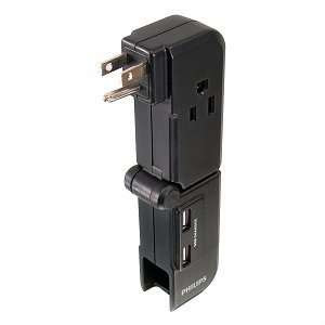  3 Outlet 2 USB Power Strip Electronics