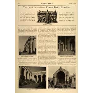  1915 Article Panama Pacific International Exposition 