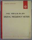 GR 1150B/BP/BH/BP​H Digital Frequency Meters Manual