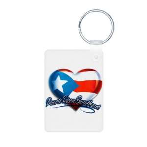   Keychain Puerto Rican Sweetheart Puerto Rico Flag: Everything Else