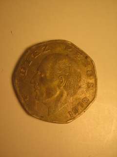 1979 Estados Unidos Mexicanos Diez Pesos  