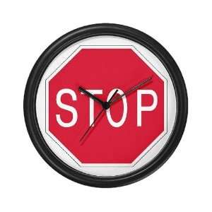  Stop Sign   Humor Wall Clock by 