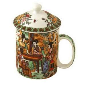  Exquisite Porcelain Tea / Coffee Cup SM: Home & Kitchen