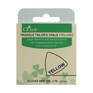  Clover Triangle Tailors Chalk Yellow; 3 Items/Order Arts 