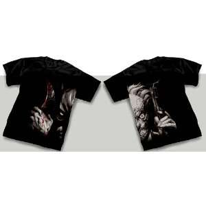  Batman/Two Face Double Sided Black T Shirt X Large: Toys 