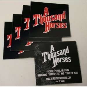  A Thousand Horses 5 Pack Stickers 
