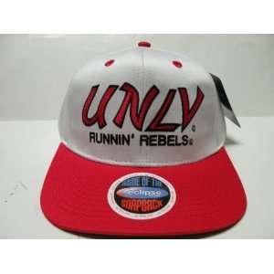   Vegas UNLV Rebels Script White 2 Tone Snapback Cap: Sports & Outdoors