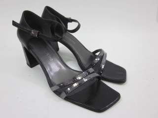 ANGIOLINI Black Ankle Strap High Heel Sandals Sz 11  