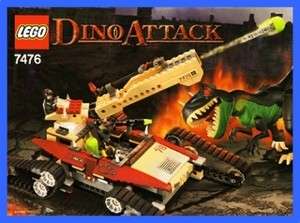 LEGO BAUANLEITUNG 7476 Dino Attack T Rex Angriff * 245  