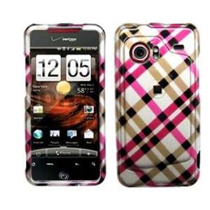 Plaid   HTC DROID Incredible Case Cover + Screen Protector (Universal 