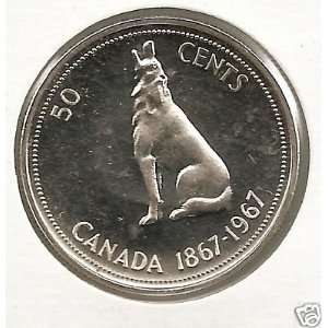  Coin 80% Silver Canada Centennial Collectors Coin 1967: Everything