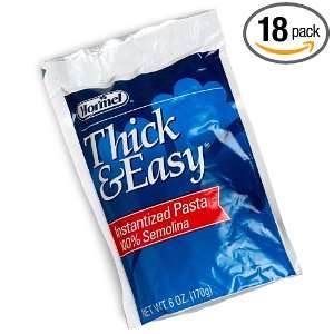Hormel Thick & Easy Pasta, 100% Semolina, 6 Ounce Packages (Pack of 18 