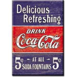 2x3) Drink Coca Cola Coke Distressed Retro Vintage Locker 