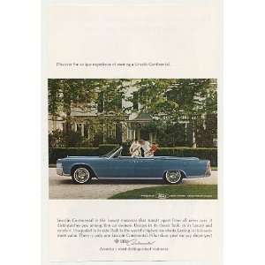   Lincoln Continental Convertible Unique Owning Print Ad: Home & Kitchen