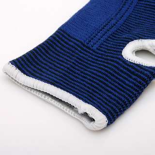 blue ankle support, increasing blood circulation, providing firm 