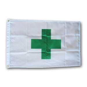  Medical Marijuana   3 x 5 Nylon Flag: Patio, Lawn 