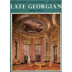   GEORGIAN 1800 1840 (English Country Houses) Christopher Hussey Books