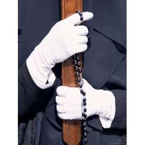  Gloved Hands with Rosary, Holy Week, Cagliari, Sardinia 