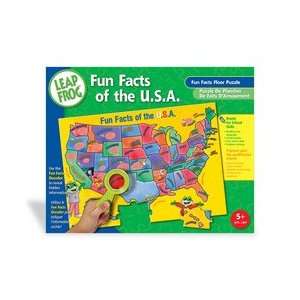  LeapFrog Fun Facts of the U.S.A. Floor Puzzle with 