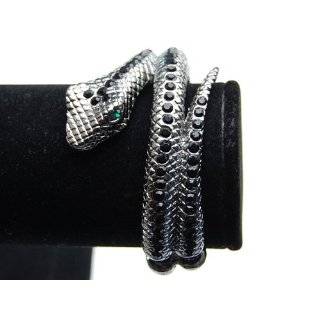  Pewter Medusa Snake Slave Bracelet Explore similar items