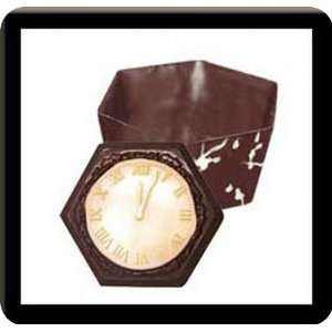Dark Chocolate Clock Cup with white Chocolate Lid H1 3/4 X D3 (K 