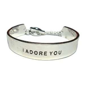  I Adore You, Je TAdore English and French ID Bracelet 