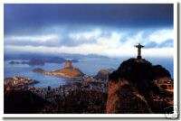 Rio de Janeiro Brazil   Brasil Travel Print NEW POSTER  
