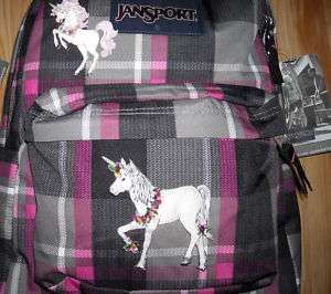 Girls Unicorn Backpack~JanSport~Pink Or Blue Unicorns~  