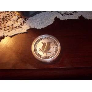    2001 UNC Silver Australian Kookaburra Coin 