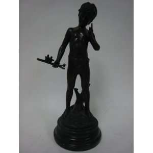  Bronze Boy Sculpture