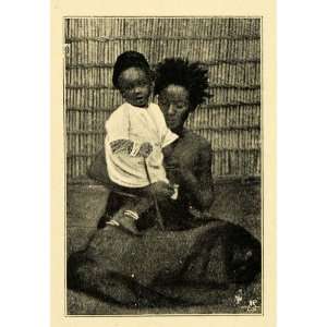  1907 Print Daudi Chwa King Uganda Congo Africa Cannibals Tribal 
