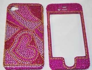   Diamond Rhinestone Bling Case Cover For Apple iPhone 4G 4S 4 A10