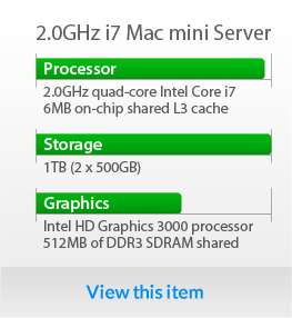Apple Mac Mini Core i5 2.5GHz, 8GB RAM, AMD Radeon, MC816LL/A A1347 