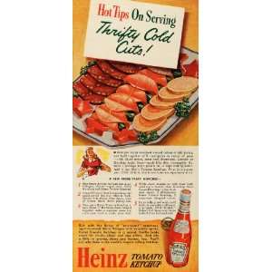   Cold Cuts Heinz Tomato Ketchup   Original Print Ad