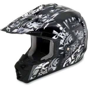  AFX Black Pearl White Shade FX 17 Youth Helmet 01110742 