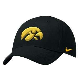   Iowa Hawkeyes Youth Black Basic Logo Adjustable Hat