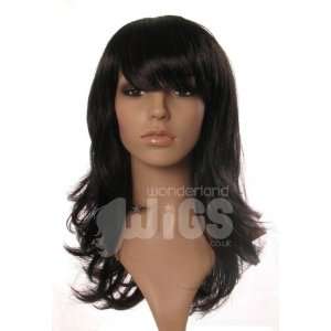   black ladies wig layered flip tip flicked style razor cut wigs: Beauty