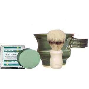  Forest Green Shaving Mug Gift Set with Limelight Bay 