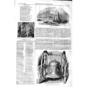  1843 BOULOGNE HARBOUR FRANCE BELL MONTREAL CATHEDRAL